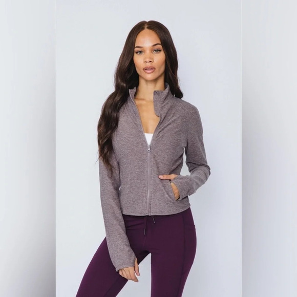 Yogalicious Jackets & Blazers - Yogalicious Lux Zip-Up Jacket Size Medium Style JY87241